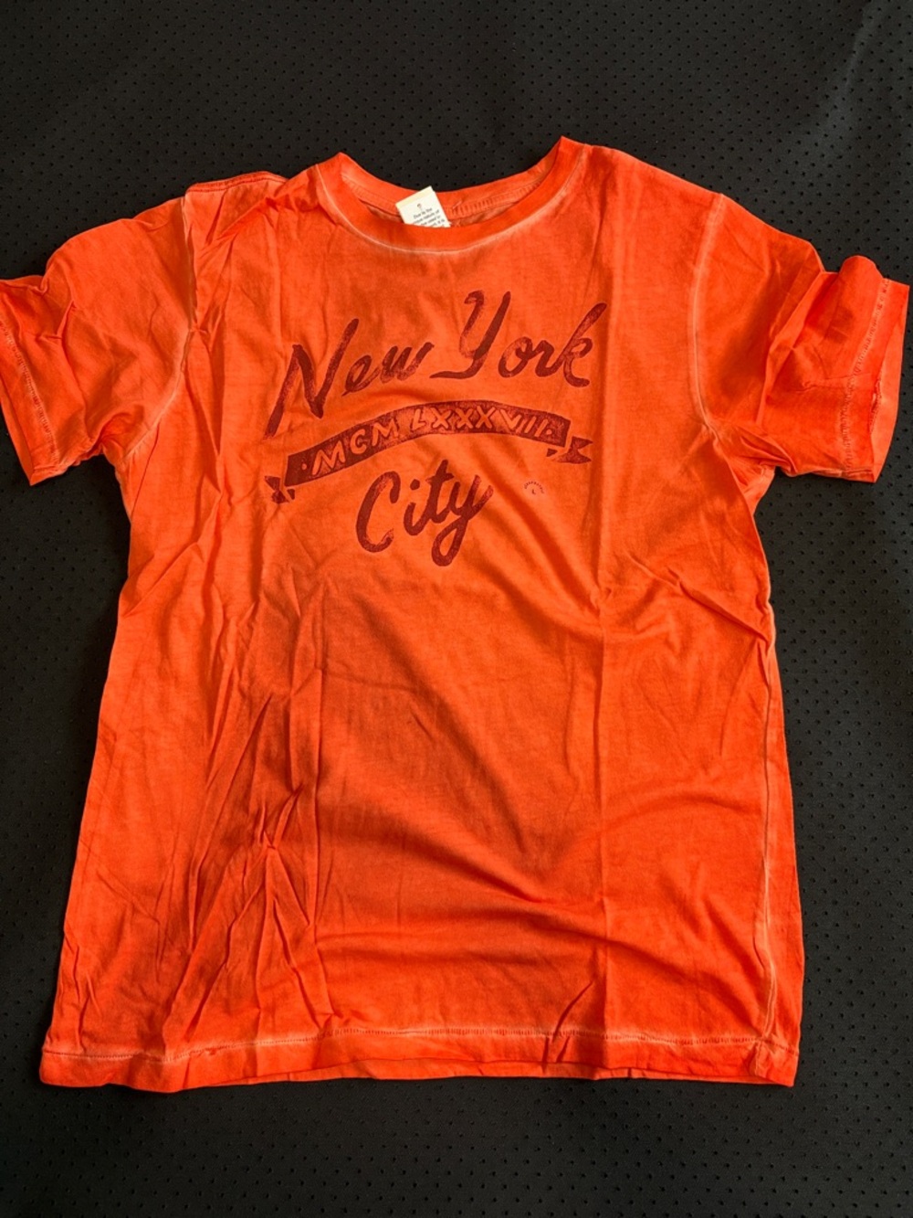 NWT Asropostale Large Orange "New York City" Graphic Tee